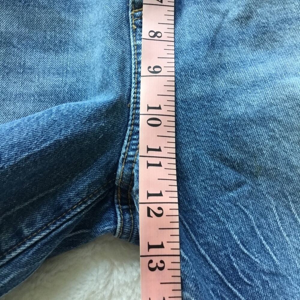 Loft Blue High Waist Straight Crop Jeans - Picture 15 of 16